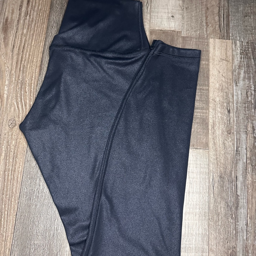 CRZ YOGA Shiny Black Leggings